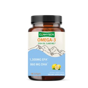 Omega 3 Softgel Supplier - Private Label 3600mg Fish Oil EPA DHA