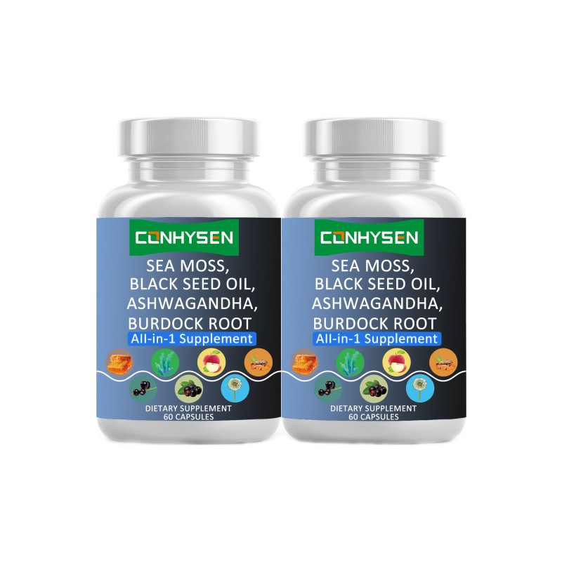 Irish Sea Moss Capsules Supplier - OEM ODM Complex Ashwagandha Turmeric