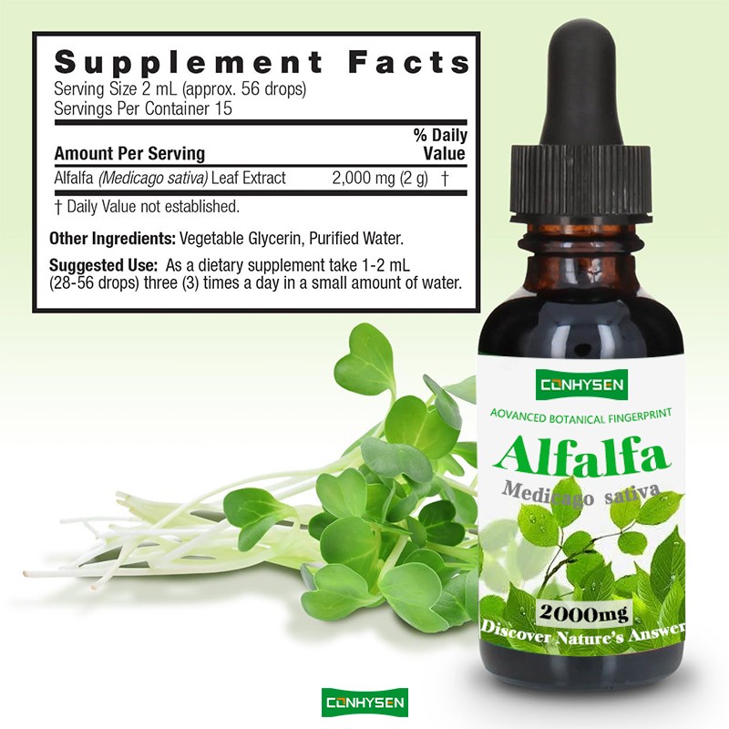 Alfalfa Drops Manufacturer - Factory Direct Immune System Energy Detox