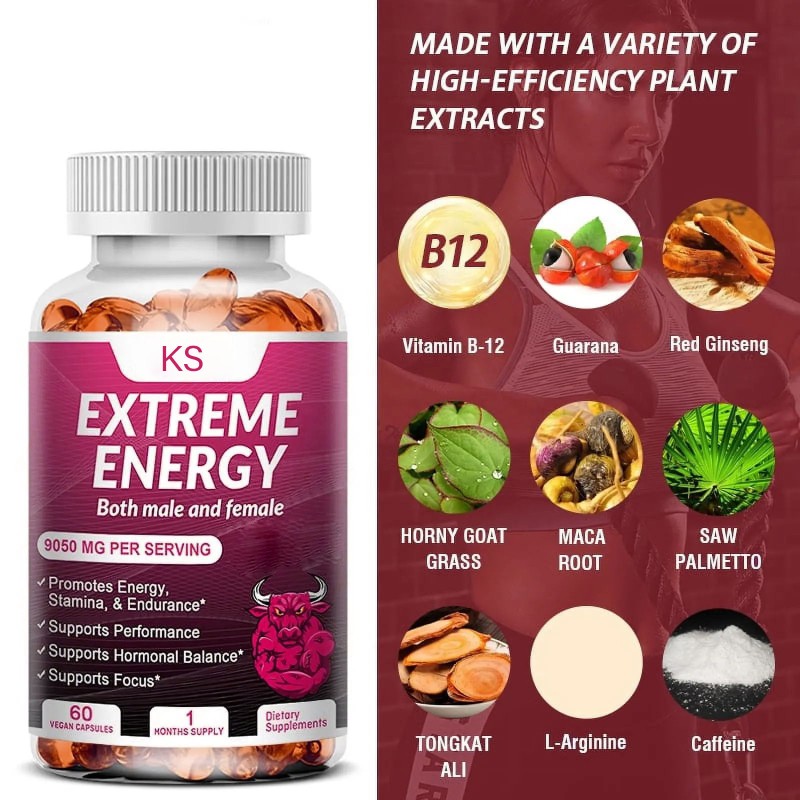Energy Softgel Factory - OEM Extreme Boosts Motivation Focus Stamina