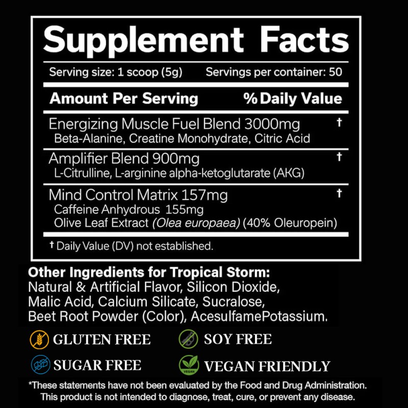 Pre Workout Powder Factory - Private Label Muscle Gain Strength Recovery