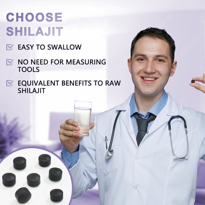 Shilajit Tablets Manufacturer - Himalayan Resin 120 Count Fulvic Acid