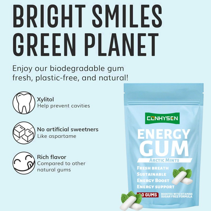 Energy Gum Manufacturer - In Stock ODM Sugar-Free Adult Fresh Breath