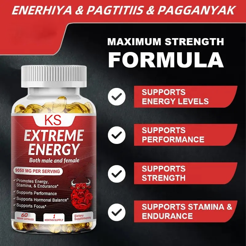 Energy Softgel Supplier - OEM Extreme Guarana Red Ginseng Caffeine