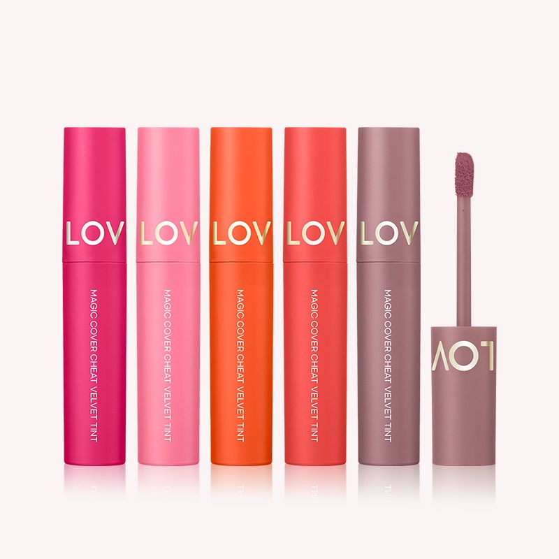 Lip Tint Supplier - OEM Coral Red Velvet Matte Lip Gloss