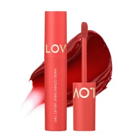 Lip Tint Supplier - OEM Coral Red Velvet Matte Lip Gloss