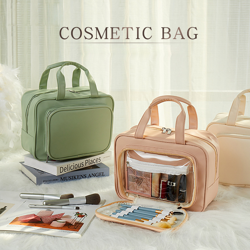 Cosmetic Bag Factory - OEM Women Large Capacity PU