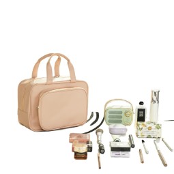 Cosmetic Bag Factory - OEM Women Large Capacity PU