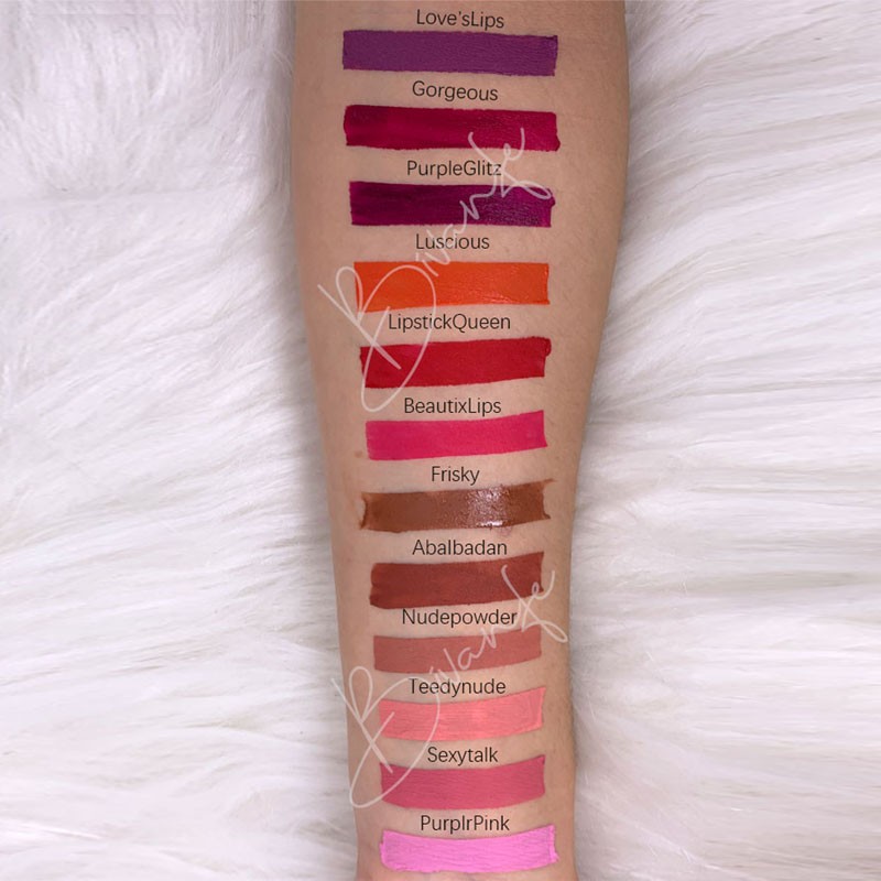 Lip Gloss Manufacturer - OEM Red Nude Waterproof Matte