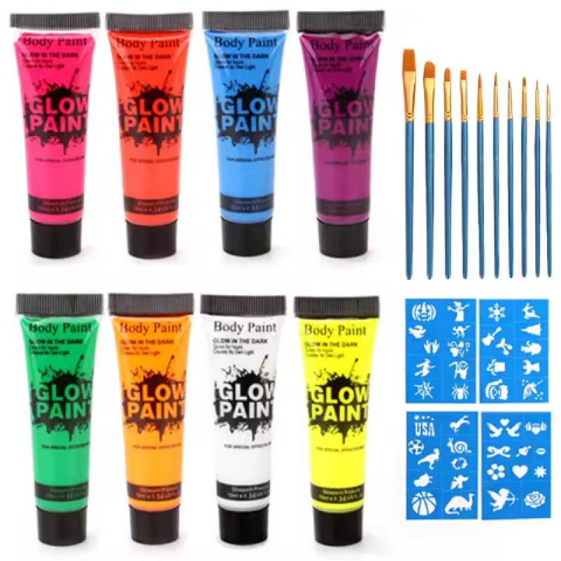 Body Painting Kit Supplier - OEM 8 Colors Cosplay Makeup