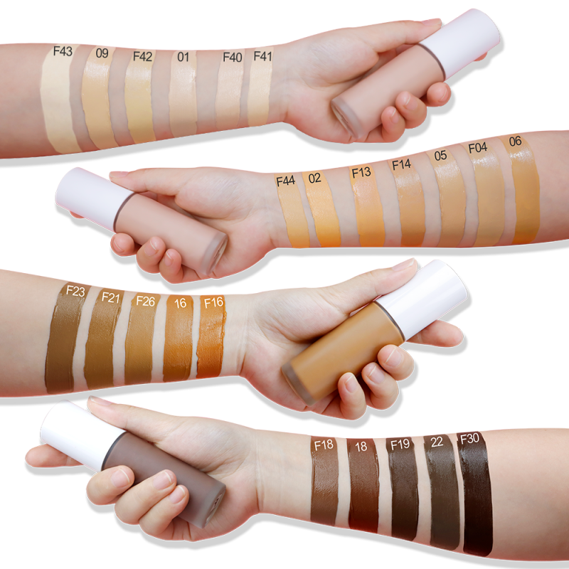 Liquid Foundation Factory - OEM 23 Shade Full Coverage Matte