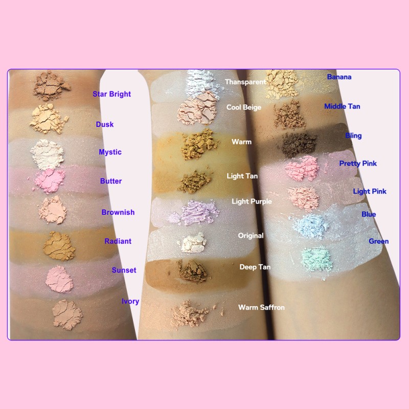 Loose Powder Factory - OEM Oil Control SPF Vegan Formula