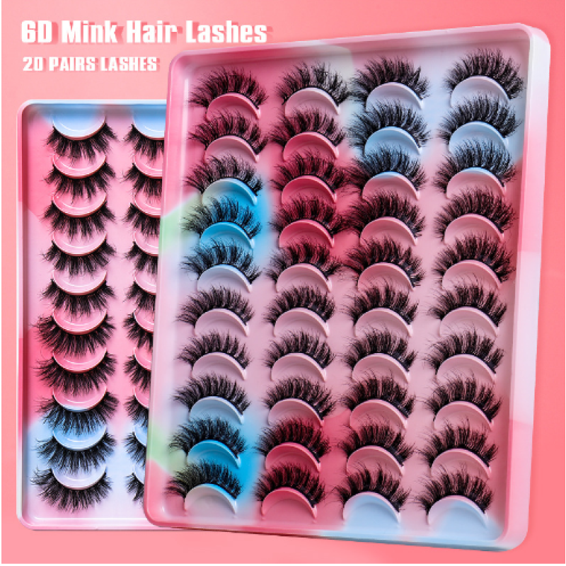 Mink Eyelashes Factory - OEM 20 Pairs 3D Handmade