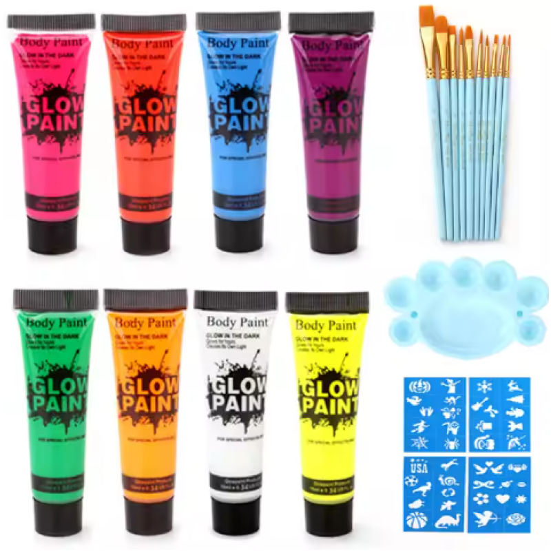Body Painting Kit Supplier - OEM 8 Colors Cosplay Makeup