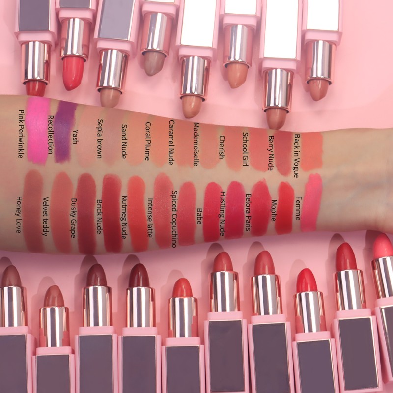 Lipstick Manufacturer - OEM Nude Shiny Waterproof Matte