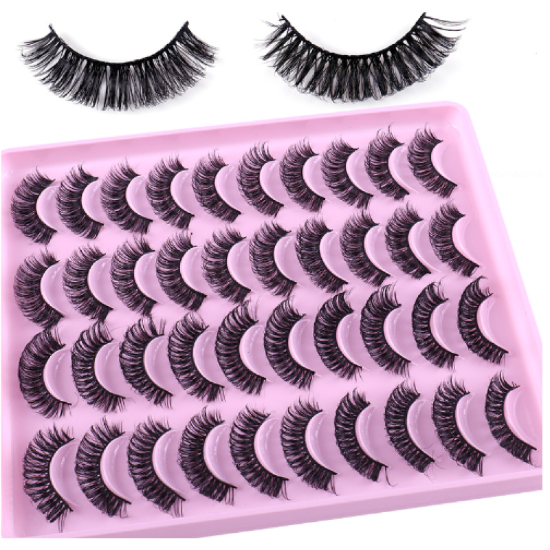Fake Eyelashes Supplier - OEM 20 Pairs Mixed Dense