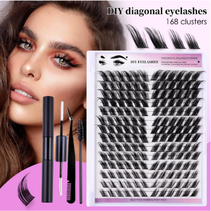 Cluster Eyelash Factory - OEM 168 Self Grafting DIY