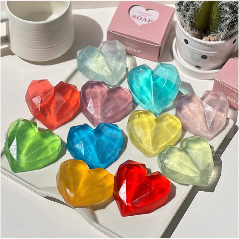 Handmade Soap Factory - OEM Diamond Heart Essential