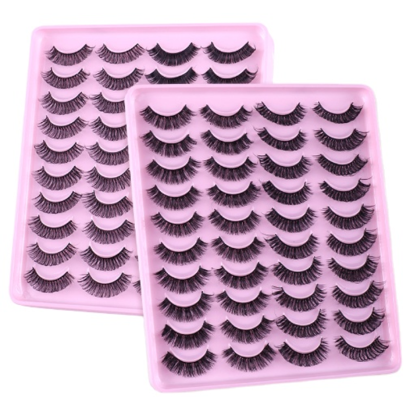 Fake Eyelashes Supplier - OEM 20 Pairs Mixed Dense
