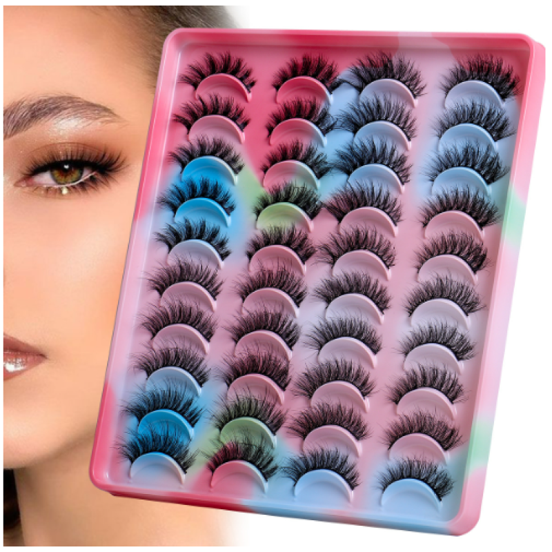 Mink Eyelashes Factory - OEM 20 Pairs 3D Handmade