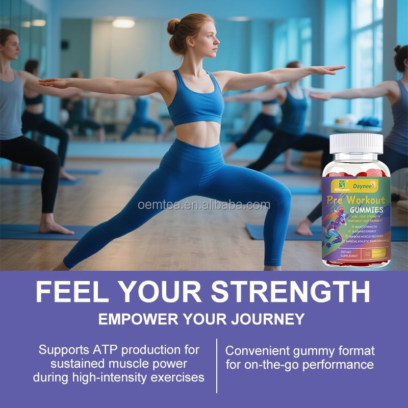 Energy Gummies Manufacturer - Private Label Pre Workout Focus Recovery