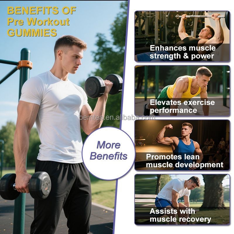 Beta-Alanine Gummies Supplier - OEM Natural Pre Workout Energy Boost