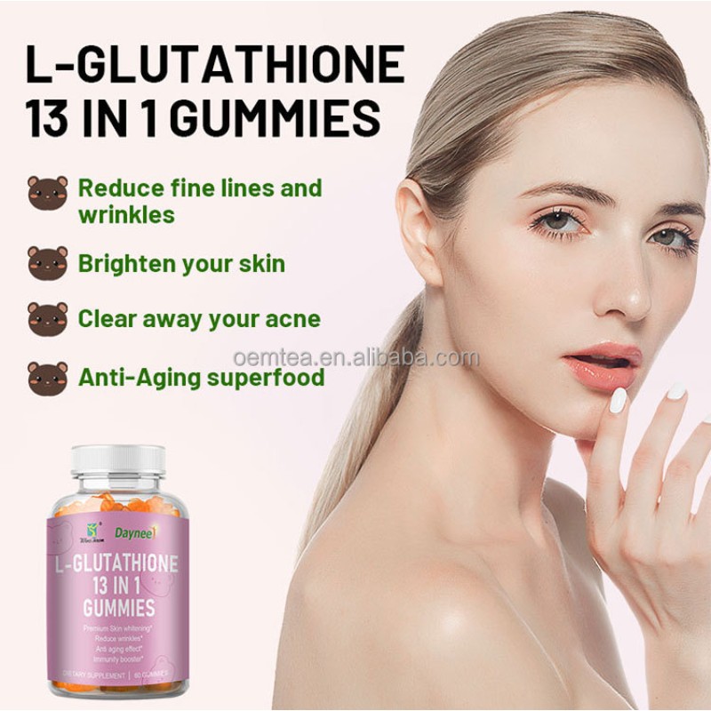 Glutathione Gummies Supplier - OEM Organic 13 in 1 Brightening