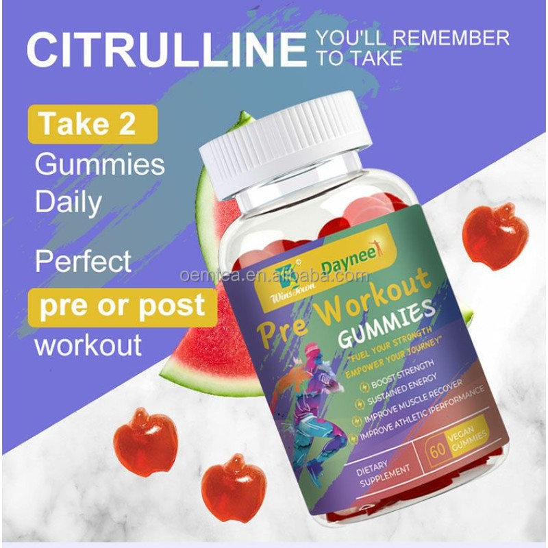 Pre Workout Gummies Supplier - Winstown R44 Creatine Energy Muscle