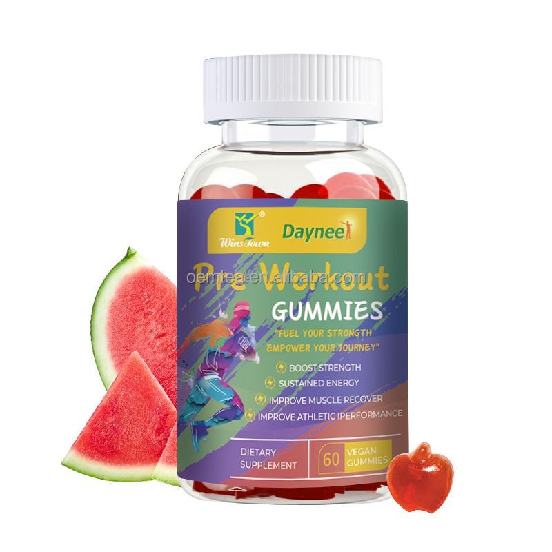 Pre Workout Gummies Supplier - OEM Private Label Supplement Women Men