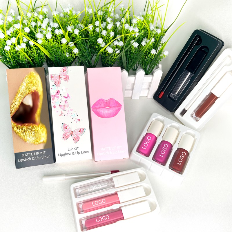 Lip Kit Manufacturer - Custom Your Logo Moisturizing Lip Liner Lipstick Set