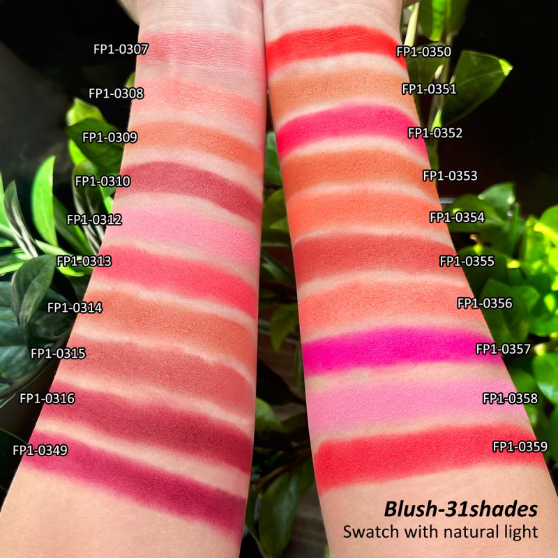 Blush Palette Manufacturer - Talc Free Custom Logo Vegan Blush Palette