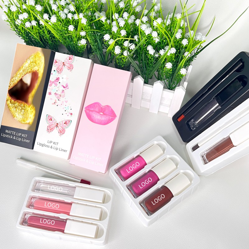 Lip Kit Manufacturer - Custom Your Logo Moisturizing Lip Liner Lipstick Set