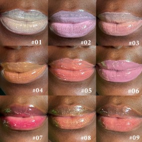 Lip Gloss Oil Supplier - Custom Logo Jojoba Oil Shiny Shimmer Vegan Lip Gloss