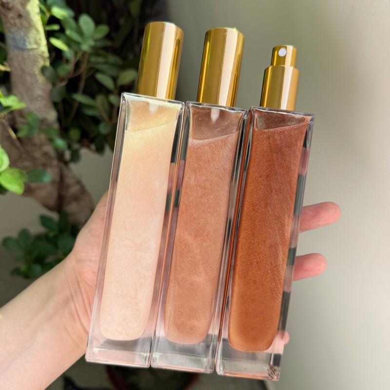Highlighter Spray Manufacturer - Low Moq Custom Makeup Shiny Shimmer Dry Oil