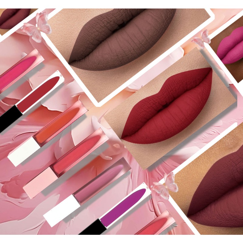 Liquid Lipstick Supplier - OEM Wholesale Matte Nude Vegan Waterproof Lipstick
