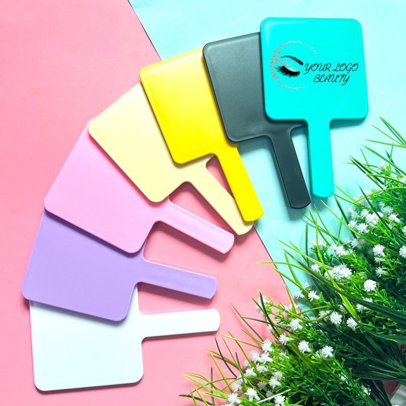 Makeup Mirror Manufacturer - Private Label Plastic Small Compact Handheld Mirror