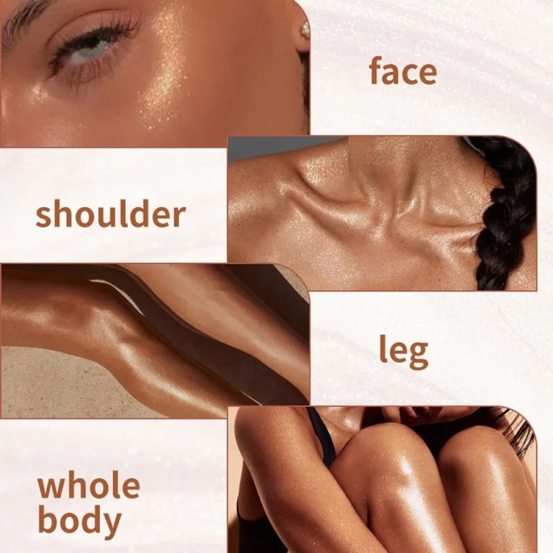 Highlighter Spray Manufacturer - Low Moq Custom Makeup Shiny Shimmer Dry Oil