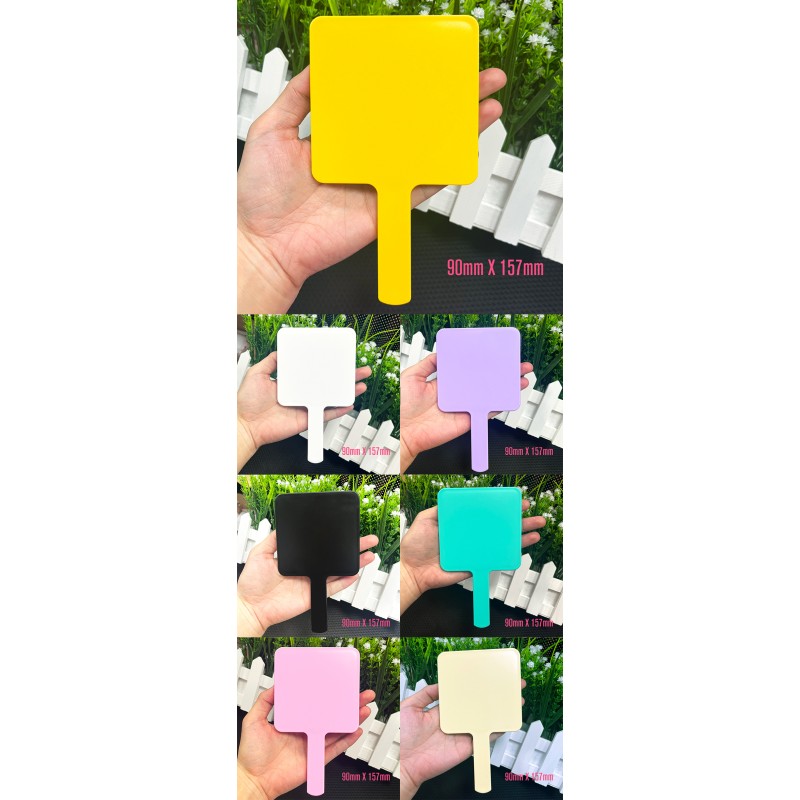 Cosmetic Hand Mirrors Manufacturer - Private Label Customized Logo Single Side Mirror