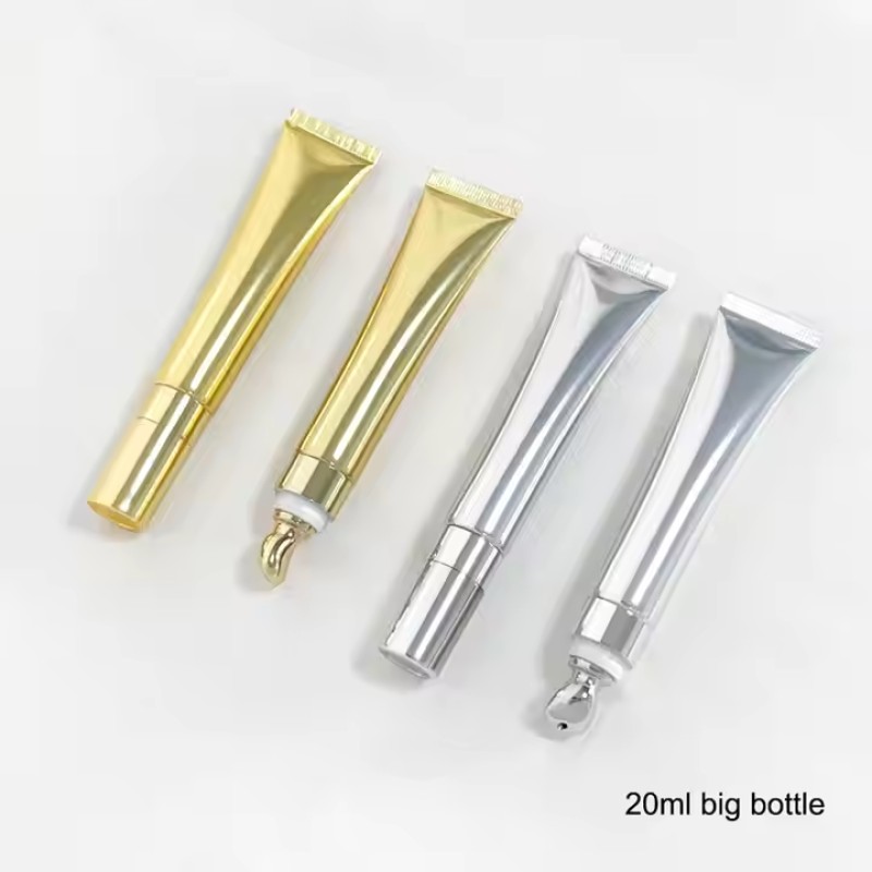Lip Gloss Supplier - New Package Shiny Gold Tube Custom Vegan Lip Gloss