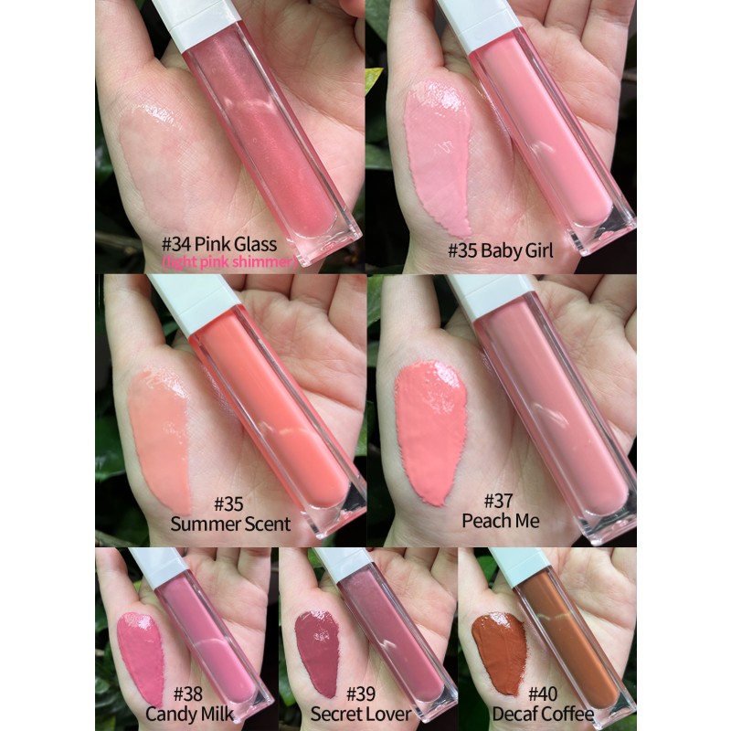Lip Gloss Manufacturer - Wholesale No Logo Waterproof Shimmer Lip Gloss