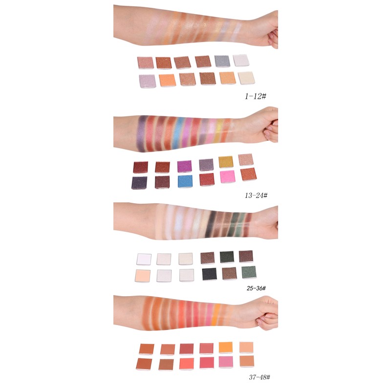 Eyeshadow Palette Manufacturer - High Pigment No logo Bright 9 Colors Vegan Palette