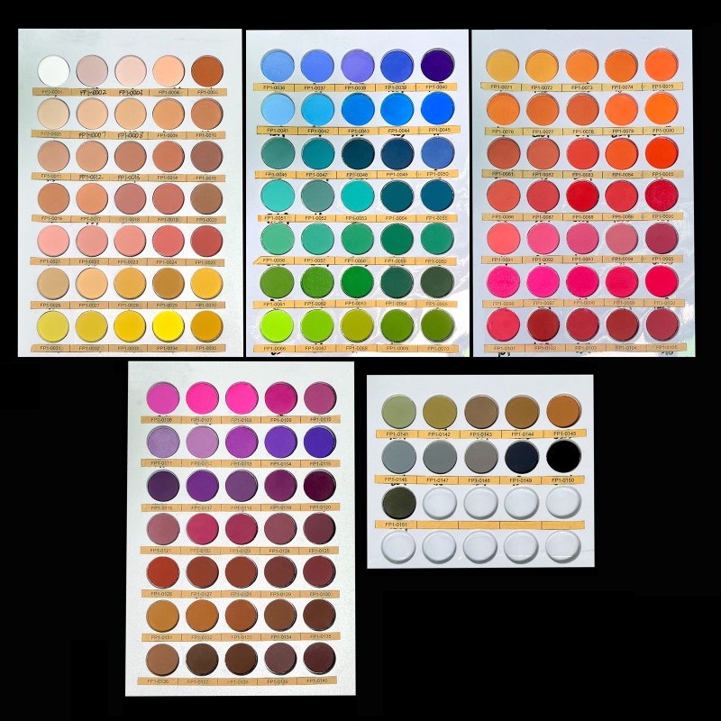 Eyeshadow Palette Supplier - Talc Free Custom Matte Shimmer Vegan Palette