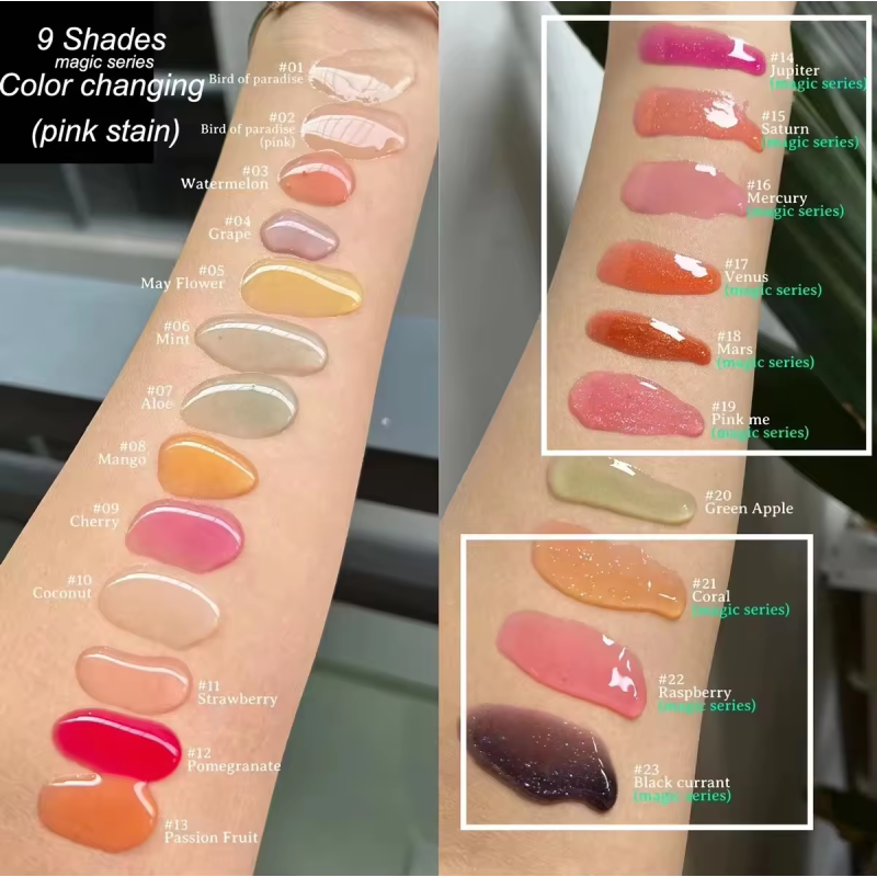 Lip Plumper Oil Supplier - New Shades Gigi Pink Coconut Oil Lip Oil