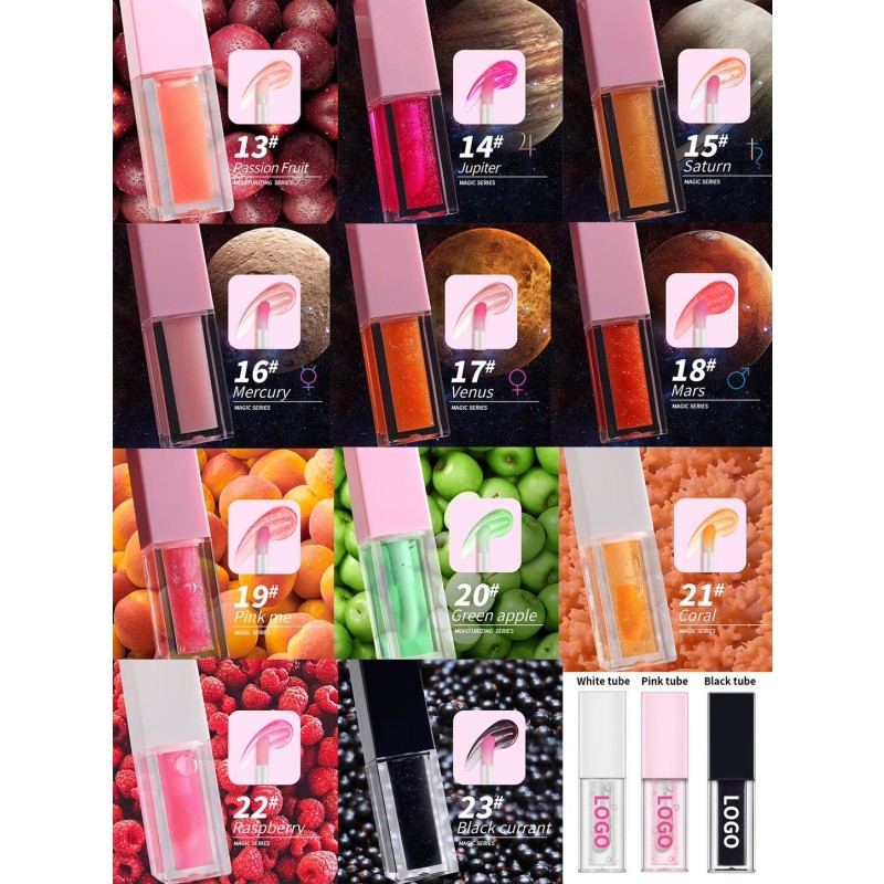 Lip Plumper Oil Factory - Diamond Stickers Luxury Cute pink Lip Plumper Oil
