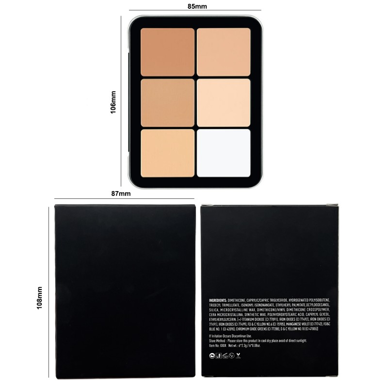 Concealer Palette Supplier - Vegan Waterproof Bulk Highlighting Concealer