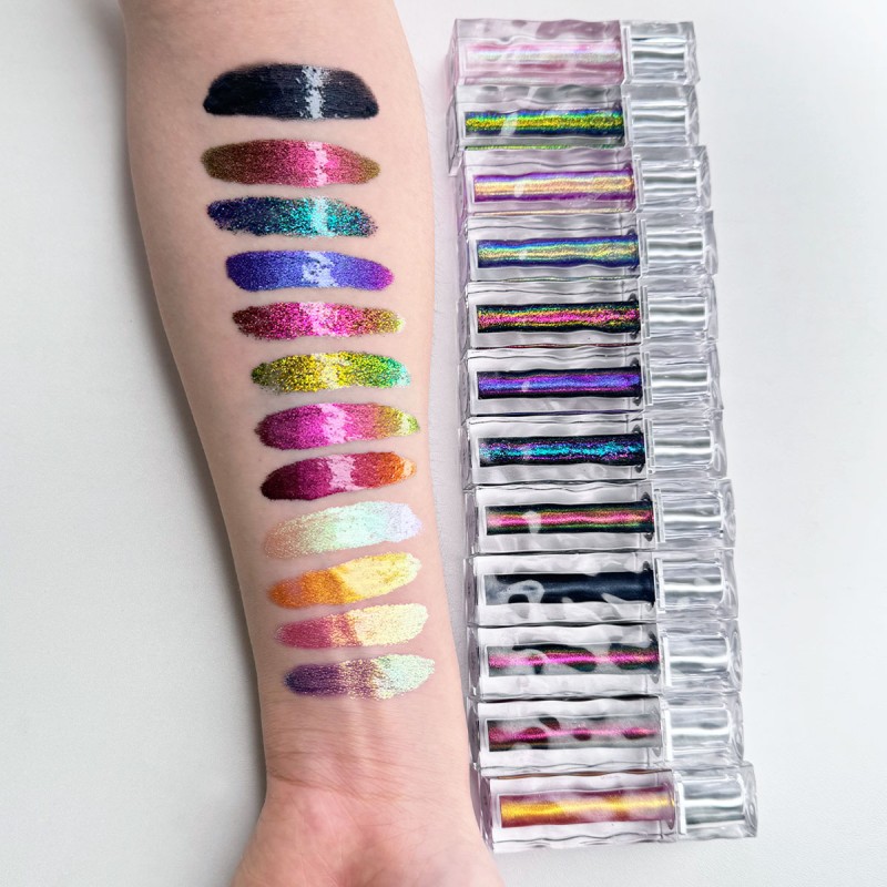 Lip Gloss Factory - Golden Shade Low Moq Chameleon Shimmer Glitter Lipgloss