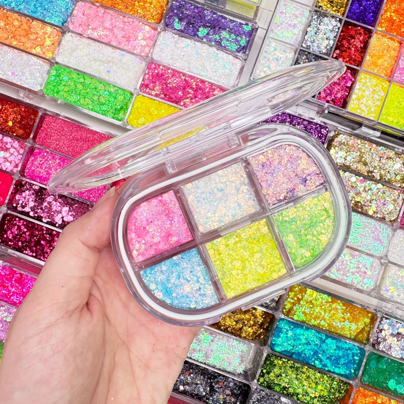 Eyeshadow Palette Manufacturer - High Pigment Eco Friendly Shine Glitter Palette