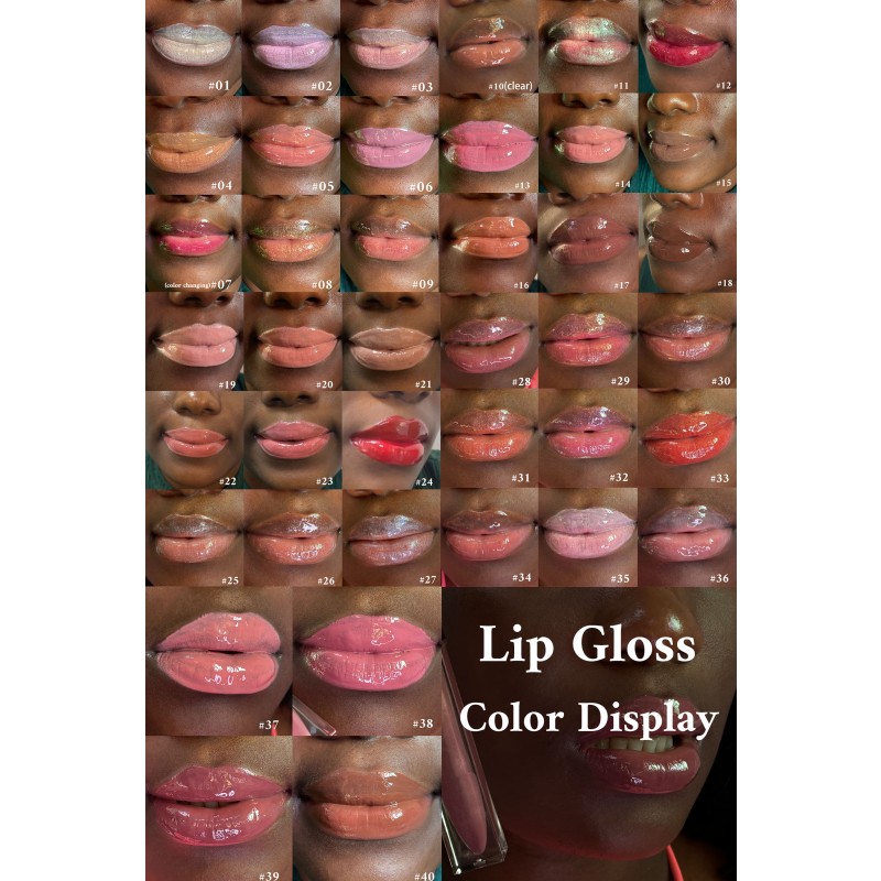 Lip Gloss Supplier - Vegan Private Label Bulk Pigment Plumping Lip Gloss