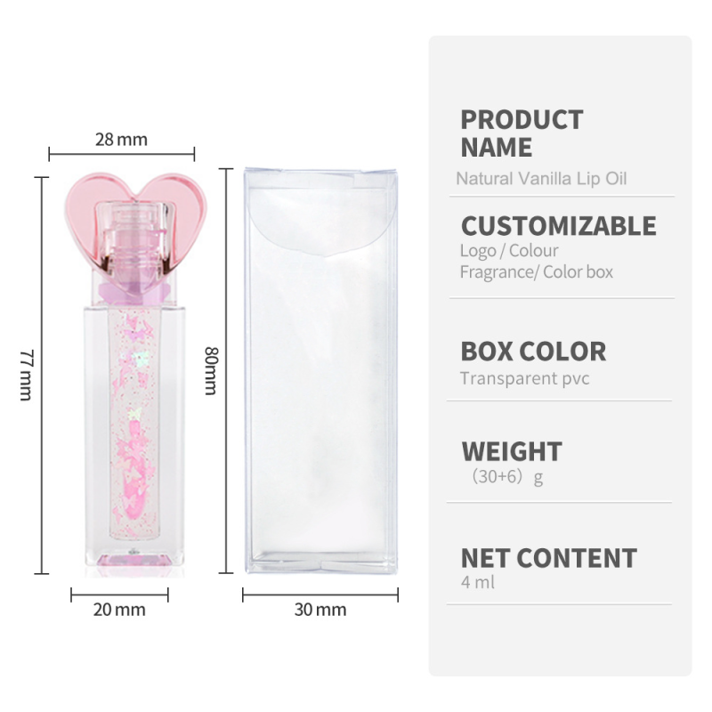 Lip Oil Supplier - New Arrive Natural Vegan Color Changing Custom Lip Oil