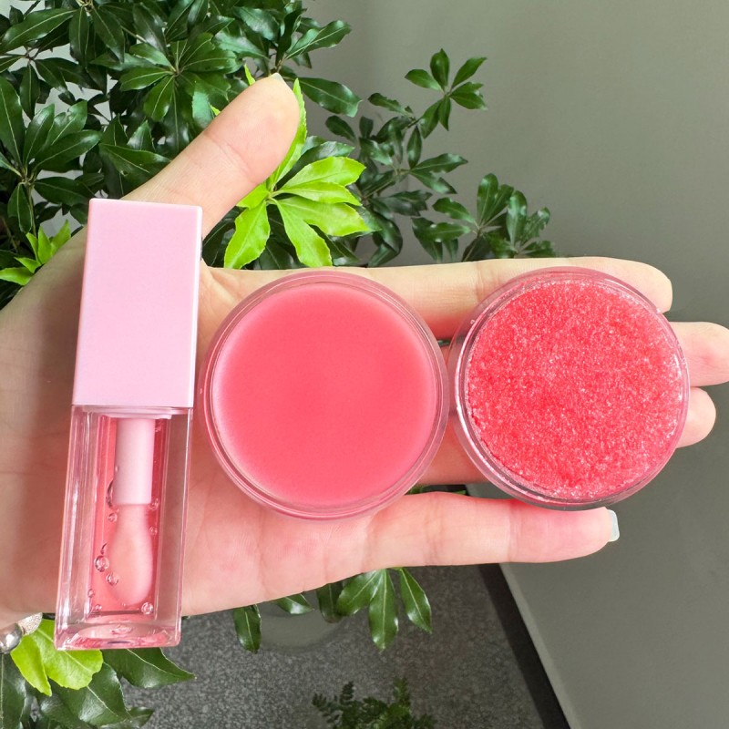 Lip Kit Factory - Sugar Lip Balm Set Vegan Lipoil Lipscrub Private Label Kit